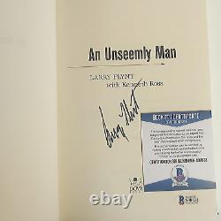 Larry Flynt Hustler Magazine Signed An Unseemly Man Hardcover Book Beckett COA