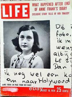 Life, Vol. 45, No. 7, August 18, 1958, featuring Anne Frank's Diary