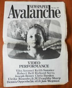 Liza Arts Magazine Bear / Avalanche Newspaper May / June 1974 First Edition