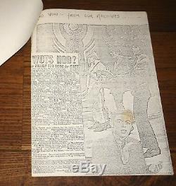 Londons Outrage 1976 Uk Punk Fanzine Clash Sex Pistols Jon Savage 1st 50 Xeroxed