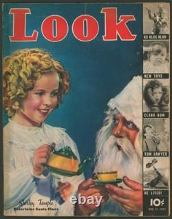 Look Magazine December 21, 1937 Shirley Temple A Christmas Story Ralphie BBGun