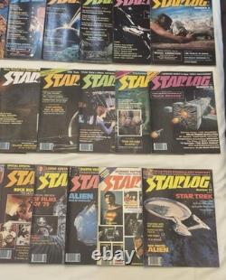 Lot Of 25 Starlog Magazines Number 1 25 Aug 1976 Aug 1979