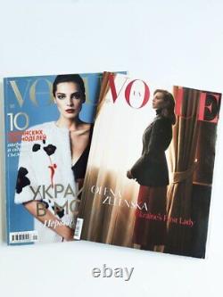 Lot Rare Vogue Ukraine Magazines 1st Editional Daria Werbowy and Olena Zelenska