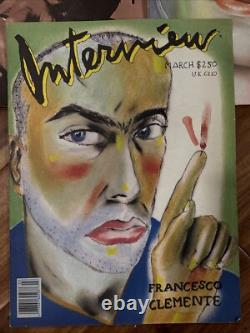 Lot of 10 1980s Interview Magazine Don Johnson Divine George Michael Lange