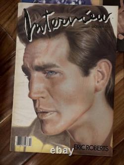 Lot of 10 1980s Interview Magazine Don Johnson Divine George Michael Lange