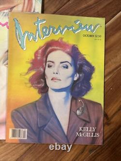 Lot of 10 1980s Interview Magazine Don Johnson Divine George Michael Lange