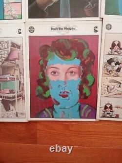 Lot of 10 Milton Glaser Push Pin Graphic Magazines 1977-1980 issues