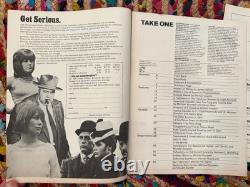Lot of 13-TAKE ONE Magazine 1971 to 1976 Movie Interviews/Reviews/Pics-RARE
