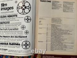 Lot of 13-TAKE ONE Magazine 1971 to 1976 Movie Interviews/Reviews/Pics-RARE