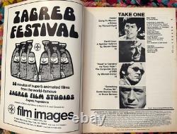 Lot of 13-TAKE ONE Magazine 1971 to 1976 Movie Interviews/Reviews/Pics-RARE
