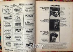 Lot of 13-TAKE ONE Magazine 1971 to 1976 Movie Interviews/Reviews/Pics-RARE