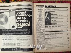 Lot of 13-TAKE ONE Magazine 1971 to 1976 Movie Interviews/Reviews/Pics-RARE