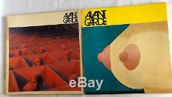 Lot of 14 Avant Garde Magazines No. 1-14, 1968-1971, Fab Marilyn Monroe Edition