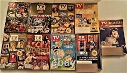 Lot of 19 Vintage TV Guide Magazines/1980s, 1990s, 2000s/Good to Acceptable