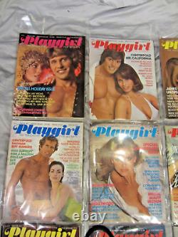 Lot of 27 Vintage 1973-1975 PLAYGIRL Magazines Collector Grade NM/VG++