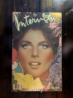 Lot of 4 1980s Andy Warhol Interview Magazines, Rare Paloma Picasso Issue