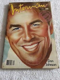 Lot of 7 1980s Interview Magazines Stevie Wonder, Robin Williams & Others