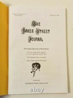 Lot of 71 Issues Baker Street Journal (Sherlock Holmes) 1962-1998