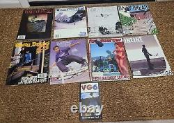 Lot of 8 Inline Skate Daily Bread, 4 In A Row Magazines 19 20 25 29 32 Vintage