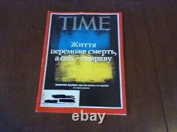 Lot of 8 magazines including Time the General issue on Ukraine/Russia War
