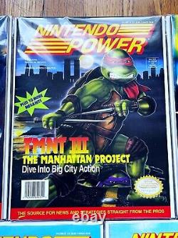 Lot of 9 Nintendo Power Magazines # 32-40 Excellent-Nr Mint Complete RARE