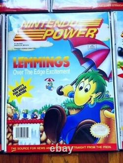 Lot of 9 Nintendo Power Magazines # 32-40 Excellent-Nr Mint Complete RARE