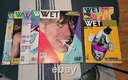 Lot of Wet Magazine Gourmet Bathing 7 issues 79-80 Good-fair cond. Free shipping