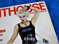 MADONNA MAGAZINE PENTHOUSE OCTOBER 1989 FRANCE Super Rare WTG Promo Shot Cover