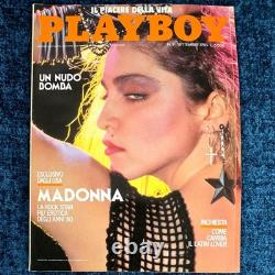 MADONNA MAGAZINE PLAYBOY ITALIAN EDITION Italy 1985