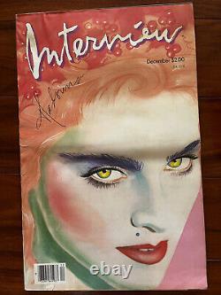 MADONNA Vintage Andy Warhol Interview Magazine December 1985 RARE 1st Edition 2n