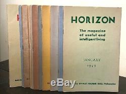 MANLY P. HALL HORIZON JOURNAL Full YEAR, 12 ISSUES, 1943 PHILOSOPHY OCCULT