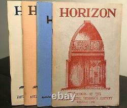 MANLY P. HALL HORIZON JOURNAL Full YEAR, 4 ISSUES, 1946 PHILOSOPHY OCCULT