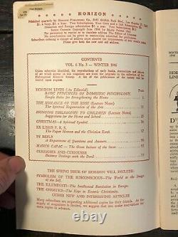 MANLY P. HALL HORIZON JOURNAL Full YEAR, 4 ISSUES, 1946 PHILOSOPHY OCCULT