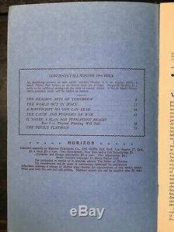 MANLY P. HALL HORIZON JOURNAL Full YEAR, 5 ISSUES, 1944 PHILOSOPHY OCCULT