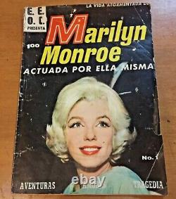 MARILYN MONROE Cover & Photo Comic 1962 MEXICO MAGAZINE Special Issue #1