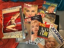 MARILYN MONROE MAGAZINE LOT and NUDE CALENDAR