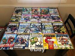 MASSIVE Nintendo Power LOT 65 Issues Magazine 193 262 Volume 2006 2010 Poster