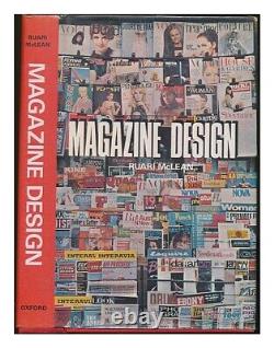 MCLEAN, RUARI Magazine design 1969 First Edition Hardcover