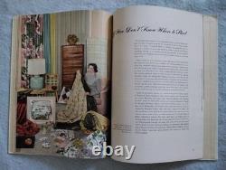 MODERN BRIDE Bound Magazine Vol. 1 No. 1 Fall 1949 First Issue Signed Bookplate