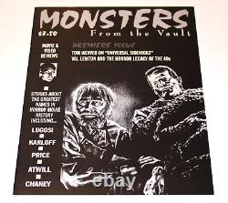 MONSTERS FROM THE VAULT 1995 Vol. 1 # 1 Magazine 1/500 HIGH GRADE Rare FAMOUS
