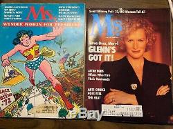 MS. Magazine Collection 1972 1989 First Edition Wonder Woman Cover