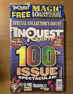 MTG? SEALED INQUEST MAGAZINE 100th ISSUE 2003? MINT Rare with MTG 10th Annv/Inserts