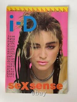 Madonna Cover March 1984 i-D mag No. 15 Madonna Sexsense Terry Jones FIORUCCI