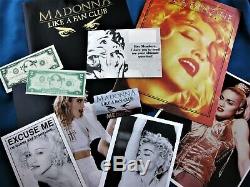 Madonna Like A Fanzine Icon Magazine #1 Fan Club Portfolio Complete Rare Promo