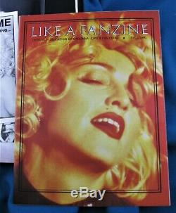 Madonna Like A Fanzine Icon Magazine #1 Fan Club Portfolio Complete Rare Promo