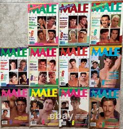 Male Pictorial magazine, set of 11 issues from 1990