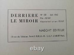 Marc Chagall Derrière Le Miroir N° 132 With 2 original lithographs 1962