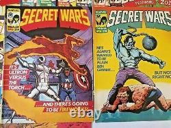 Marvel Super Heroes. Secret Wars No's 1-31. (24 Issue Run). Marvel Uk Magazine