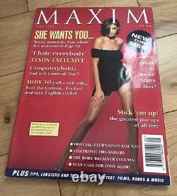 Maxim Magazine UK Issue 1, 2, 3, 4 & 5 May 1995 RARE First Edition Good Cond FHM