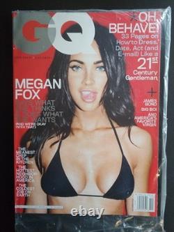 Megan Fox GQ Magazine October 2008 Iconic Cover Rare Issue New in plastic Megan Fox GQ Magazine October 2008 Iconic Cover Rare Issue New in plastic